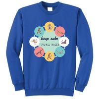 Keep Calm Yoga Time Gift Tall Sweatshirt