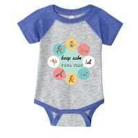 Keep Calm Yoga Time Gift Infant Baby Jersey Bodysuit