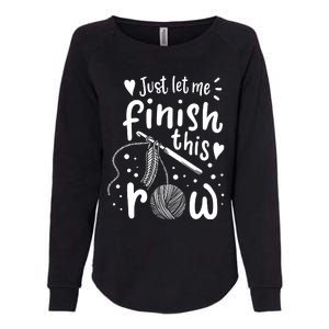 Knitting Crocheting Yarn Funny Womens California Wash Sweatshirt