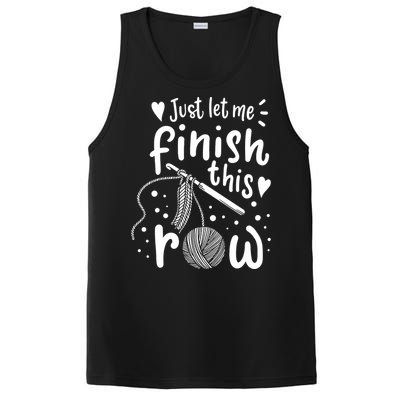 Knitting Crocheting Yarn Funny PosiCharge Competitor Tank