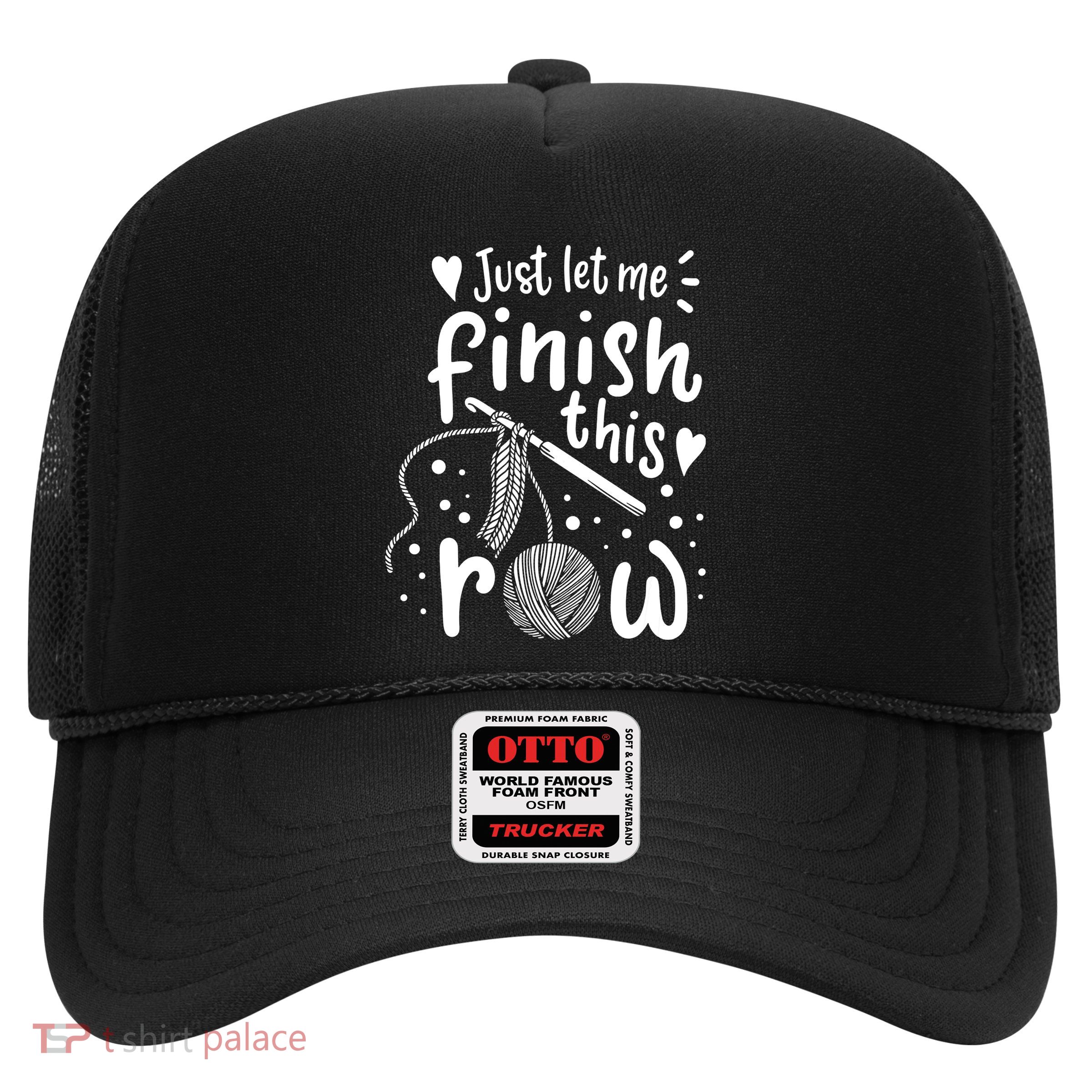 Knitting Crocheting Yarn Funny Trucker Hat