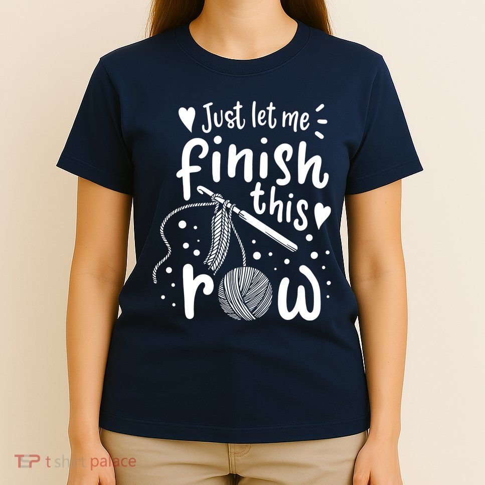Knitting Crocheting Yarn Funny T-Shirt