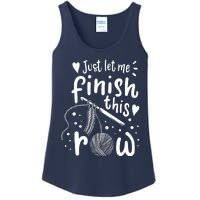 Knitting Crocheting Yarn Funny Ladies Essential Tank