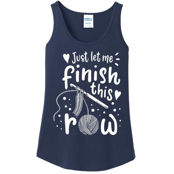 Knitting Crocheting Yarn Funny Ladies Essential Tank