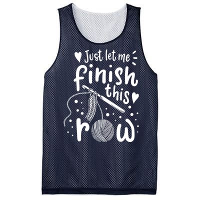 Knitting Crocheting Yarn Funny Mesh Reversible Basketball Jersey Tank