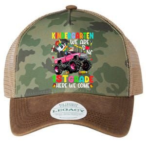 Kindergarten Done 1St Grade Here We Come Unicorn Graduation Gift Legacy Tie Dye Trucker Hat