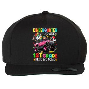 Kindergarten Done 1St Grade Here We Come Unicorn Graduation Gift Wool Snapback Cap