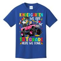 Kindergarten Done 1St Grade Here We Come Unicorn Graduation Gift Kids T-Shirt