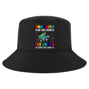 Kindergarten Done 1st Grade Here We Come Dinosaur Cool Comfort Performance Bucket Hat