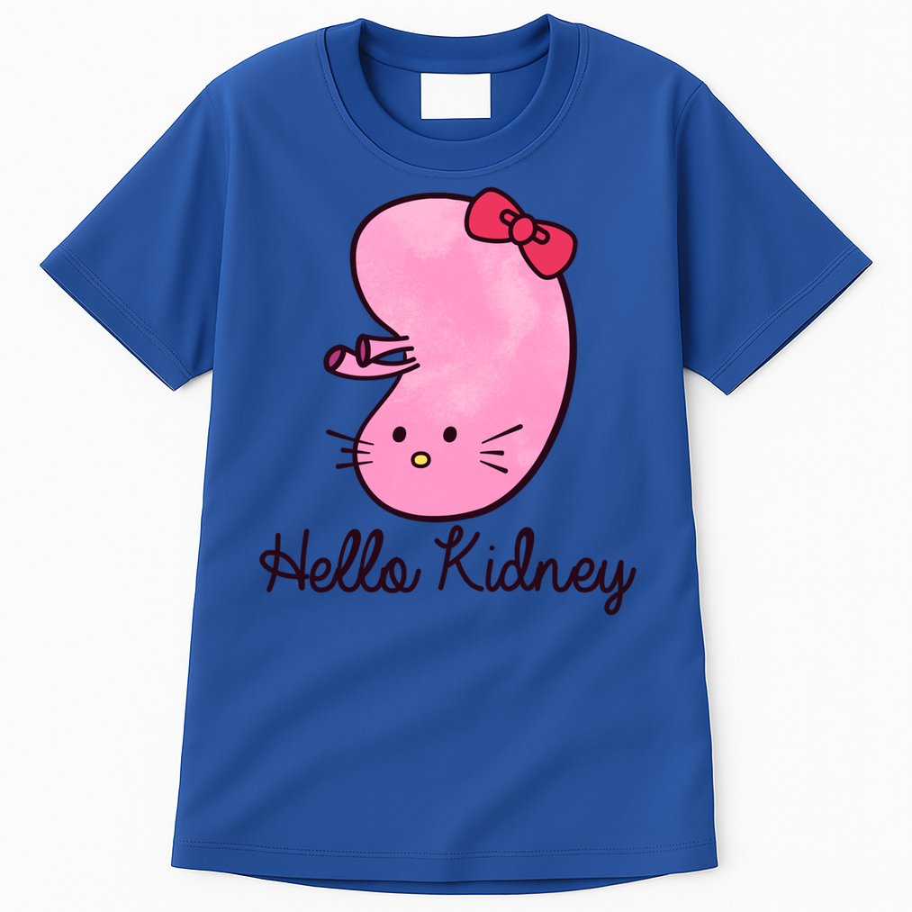 Kidney Disease Awareness Ney Transplant Donor Dialysis Gift Tall T-Shirt