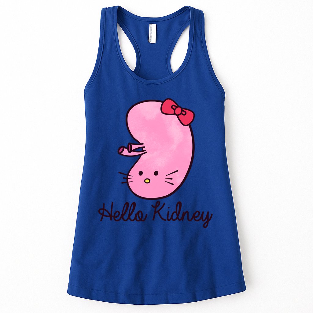 Kidney Disease Awareness Ney Transplant Donor Dialysis Gift Womens Tank Top