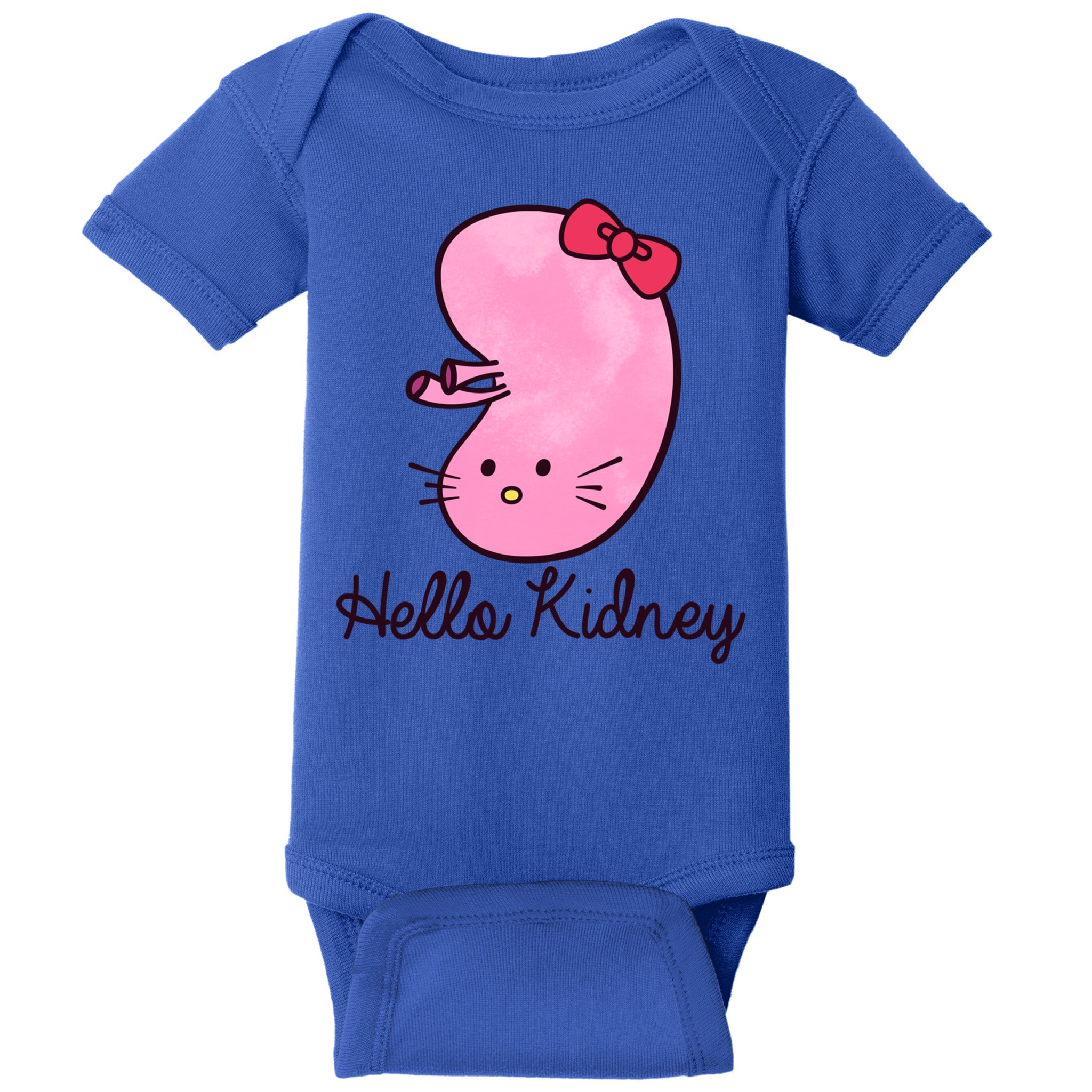 Kidney Disease Awareness Ney Transplant Donor Dialysis Gift Baby Bodysuit