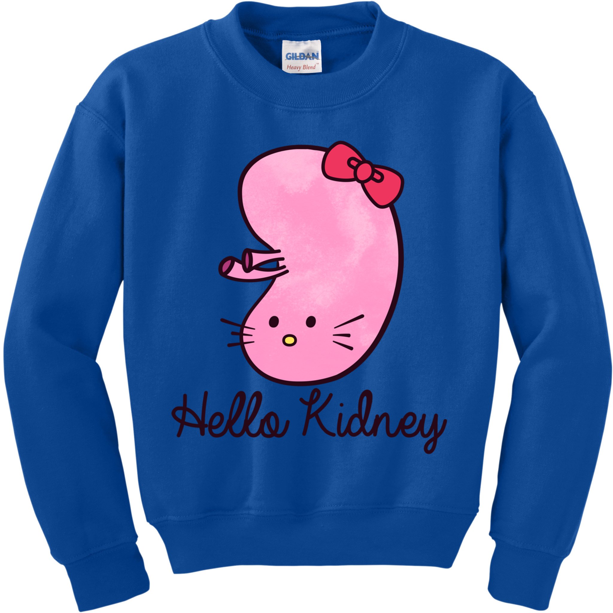 Kidney Disease Awareness Ney Transplant Donor Dialysis Gift Kids Sweatshirt