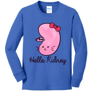 Kidney Disease Awareness Ney Transplant Donor Dialysis Gift Kids Long Sleeve Shirt