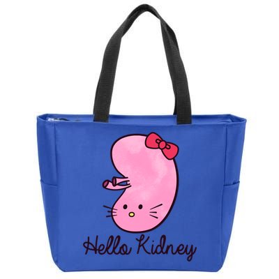 Kidney Disease Awareness Ney Transplant Donor Dialysis Gift Zip Tote Bag