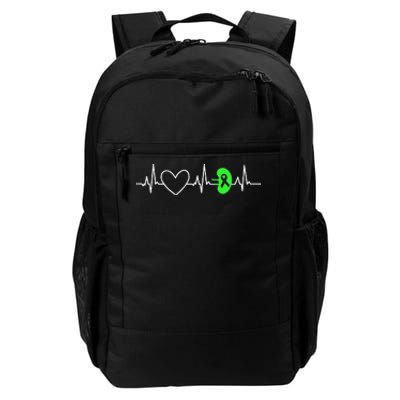 Kidney Disease Awareness Heartbeat Transplant Organ Donor Daily Commute Backpack