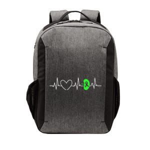 Kidney Disease Awareness Heartbeat Transplant Organ Donor Vector Backpack