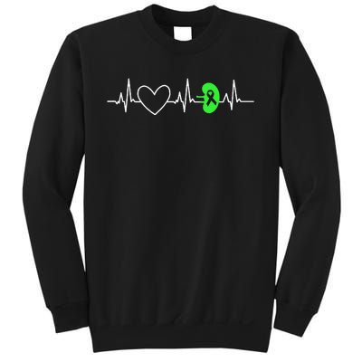 Kidney Disease Awareness Heartbeat Transplant Organ Donor Sweatshirt