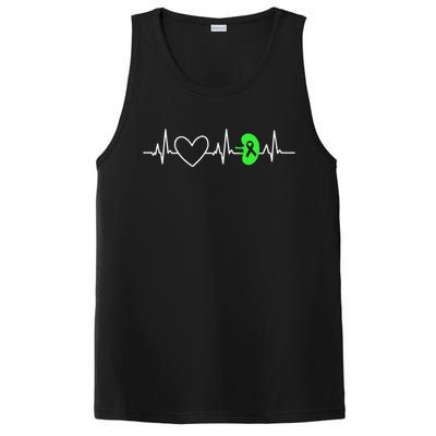 Kidney Disease Awareness Heartbeat Transplant Organ Donor PosiCharge Competitor Tank