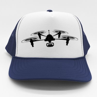 Kawaii Drones Aviation Worker Rc Fpv Drone Pilots Gift Trucker Hat