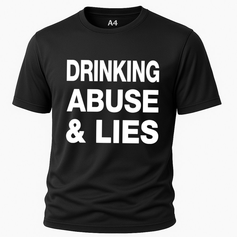Kallmekris Drinking Abuse And Lies Performance Shirt