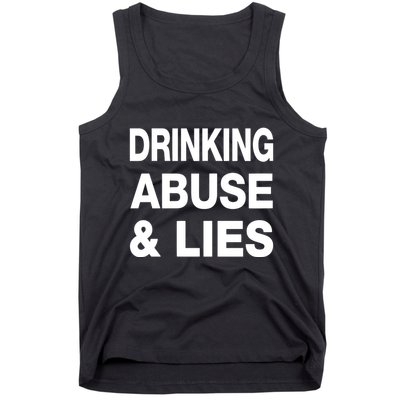 Kallmekris Drinking Abuse And Lies Tank Top