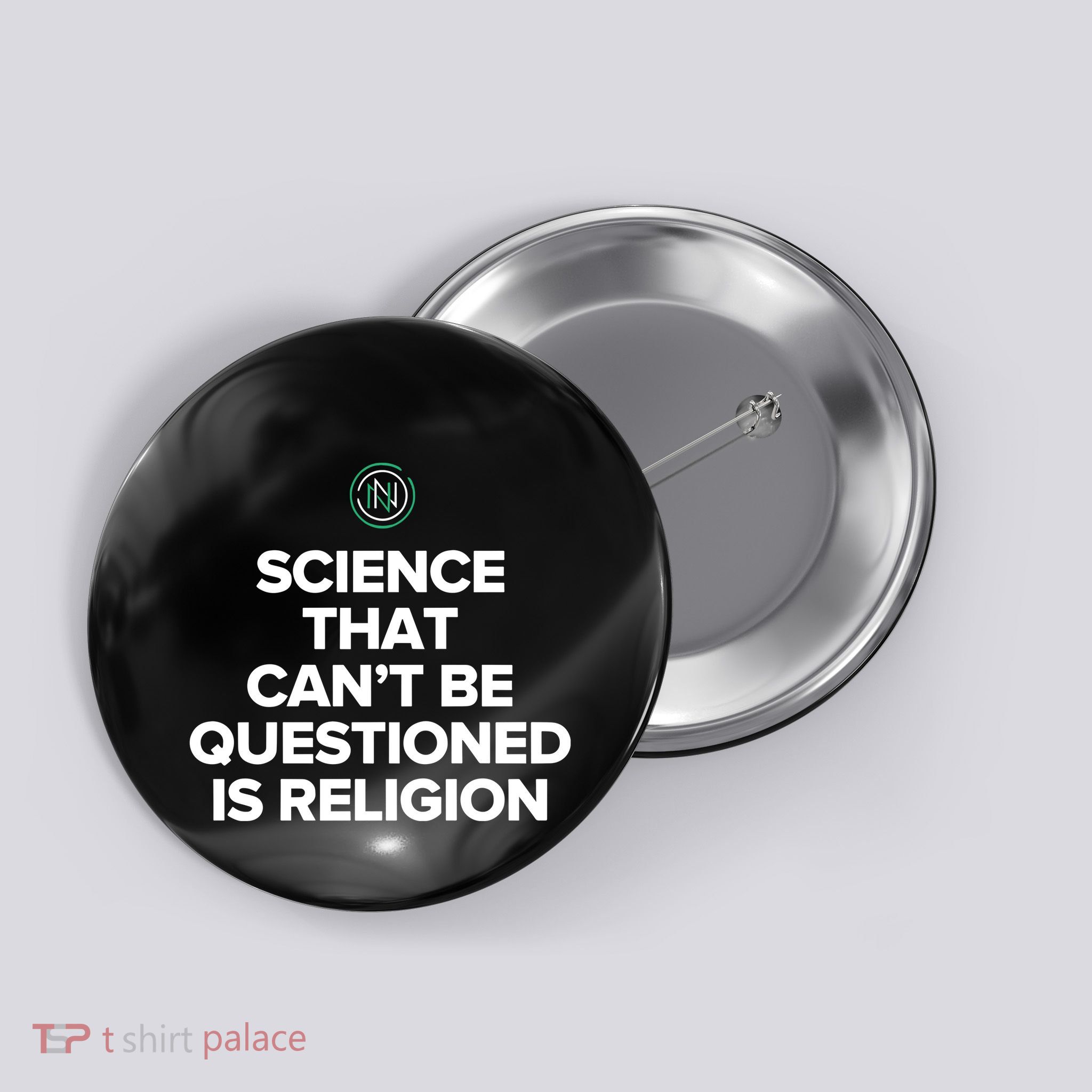 Ken D Berry Md Wearing Science That Can’T Be Questioned Is Religion Button