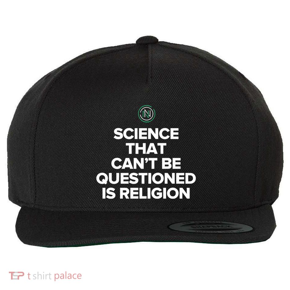 Ken D Berry Md Wearing Science That Can’T Be Questioned Is Religion Wool Snapback Cap