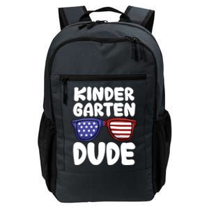 Kindergarten Dude Back To School American Flag Cool Gift Daily Commute Backpack