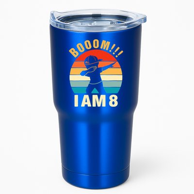 Kids Dabbing Birthday Shirt 8 Years Old Birthday Outfit Boys Tumbler