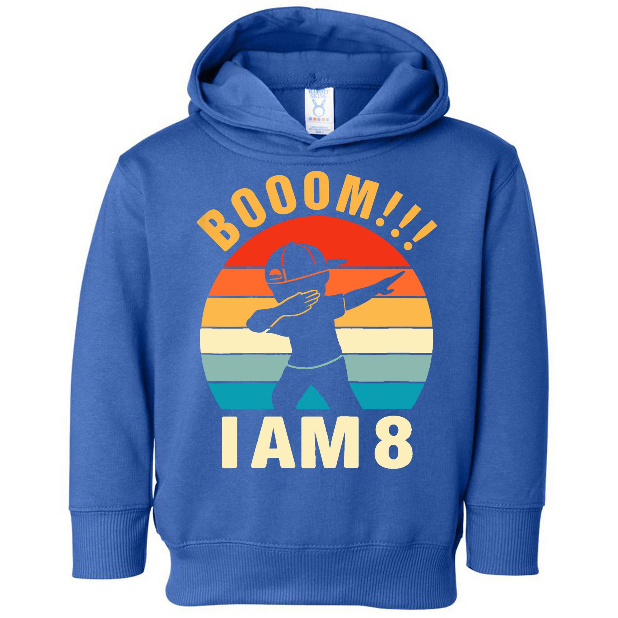 Kids Dabbing Birthday Shirt 8 Years Old Birthday Outfit Boys Toddler Hoodie