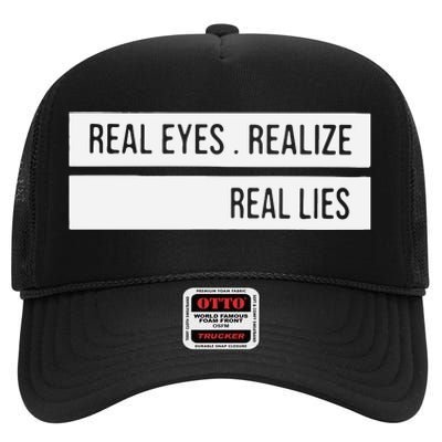 Kevin De Bruyne Real Eyes Realize Real Lies High Crown Mesh Back Trucker Hat