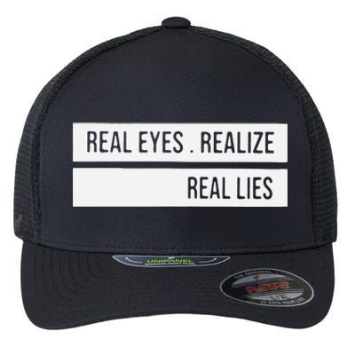 Kevin De Bruyne Real Eyes Realize Real Lies Flexfit Unipanel Trucker Cap