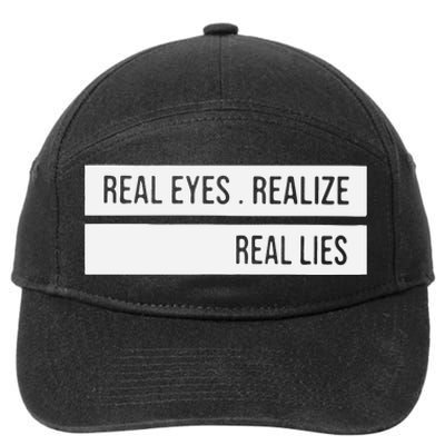 Kevin De Bruyne Real Eyes Realize Real Lies 7-Panel Snapback Hat