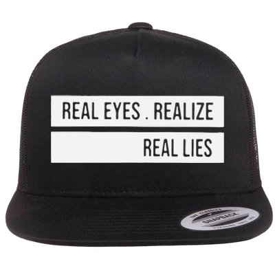 Kevin De Bruyne Real Eyes Realize Real Lies Flat Bill Trucker Hat