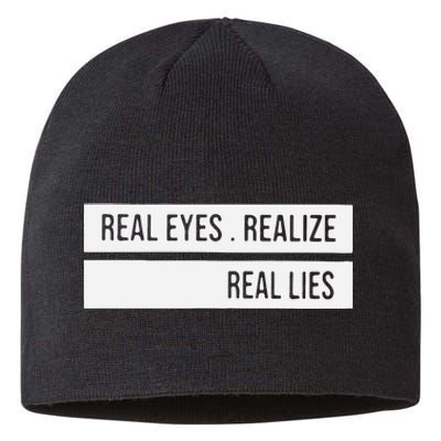 Kevin De Bruyne Real Eyes Realize Real Lies Sustainable Beanie