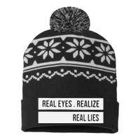 Kevin De Bruyne Real Eyes Realize Real Lies USA-Made Snowflake Beanie