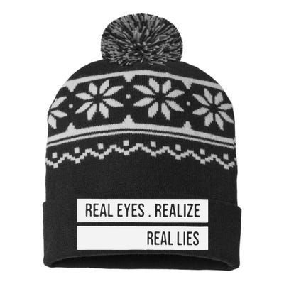 Kevin De Bruyne Real Eyes Realize Real Lies USA-Made Snowflake Beanie