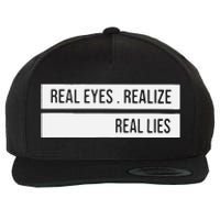 Kevin De Bruyne Real Eyes Realize Real Lies Wool Snapback Cap