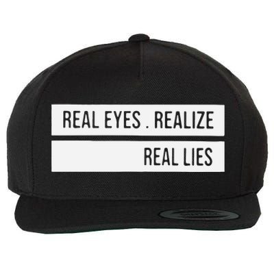 Kevin De Bruyne Real Eyes Realize Real Lies Wool Snapback Cap