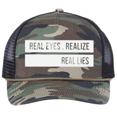 Kevin De Bruyne Real Eyes Realize Real Lies Retro Rope Trucker Hat Cap