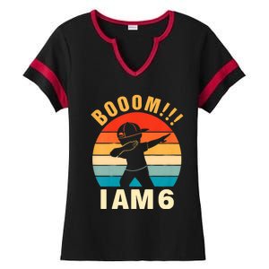 Kids Dabbing Birthday Shirt 6 Years Old Birthday Outfit Boys Ladies Halftime Notch Neck Tee