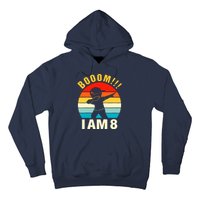 Kids Dabbing Birthday 8 Years Old Birthday Outfit Boy Hoodie