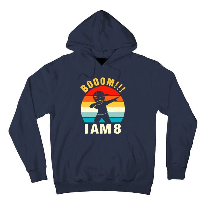 Kids Dabbing Birthday 8 Years Old Birthday Outfit Boy Tall Hoodie