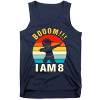 Kids Dabbing Birthday 8 Years Old Birthday Outfit Boy Tank Top