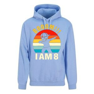 Kids Dabbing Birthday 8 Years Old Birthday Outfit Boy Unisex Surf Hoodie