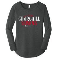 K.E.N.T.U.C.K.Y Derby Churchill Downs Women's Perfect Tri Tunic Long Sleeve Shirt