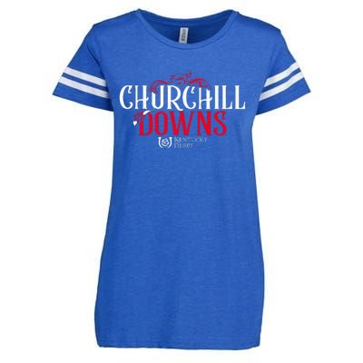 K.E.N.T.U.C.K.Y Derby Churchill Downs Enza Ladies Jersey Football T-Shirt