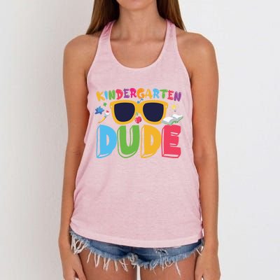 Kindergarten Dude Cute Kindergarten Gift Women's Knotted Racerback Tank