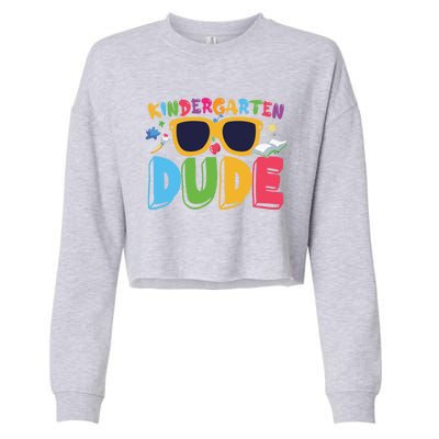 Kindergarten Dude Cute Kindergarten Gift Cropped Pullover Crew